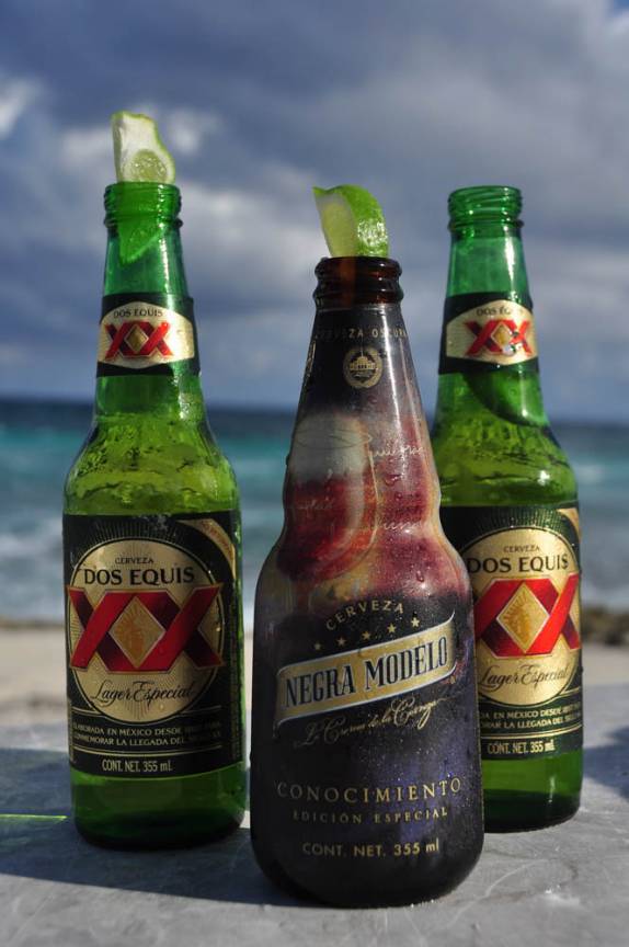 Negra Modelo, nossa cerveja preferida no México (ilha de Cozumel, no litotal de Yucatán, no sul do país)